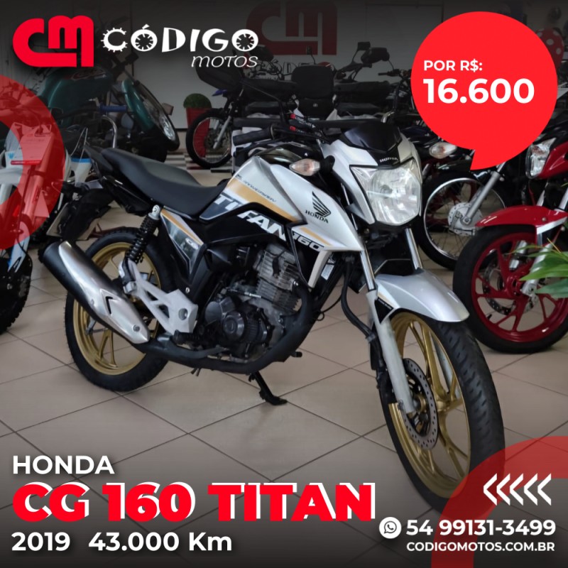 cg 160 titan 2019 veranopolis