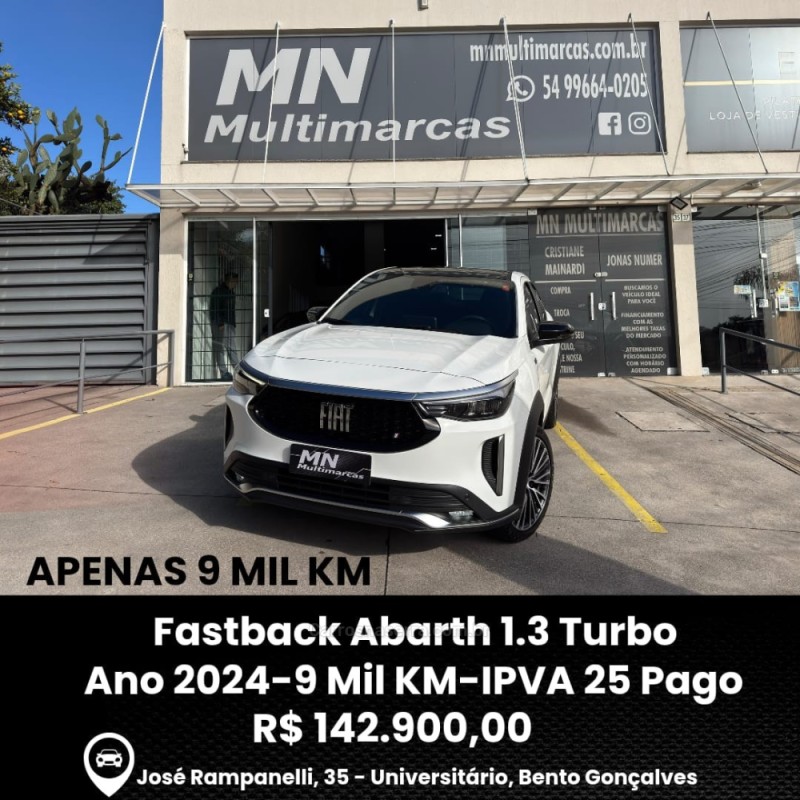 FASTBACK 1.3 ABARTH 270 TURBO FLEX 4P AUTOMÁTICO - 2024 - BENTO GONçALVES