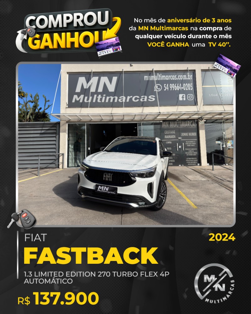 FASTBACK 1.3 LIMITED EDITION 270 TURBO FLEX 4P AUTOMÁTICO