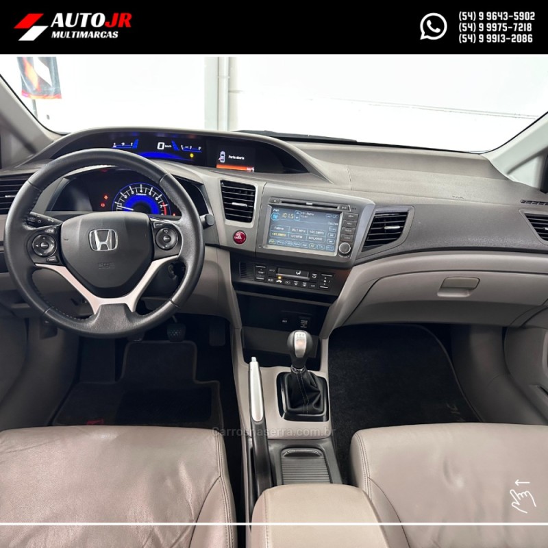 CIVIC 1.8 LX 16V GASOLINA 4P MANUAL - 2012 - VACARIA