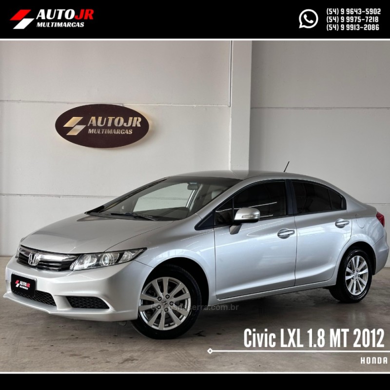 CIVIC 1.8 LX 16V GASOLINA 4P MANUAL - 2012 - VACARIA