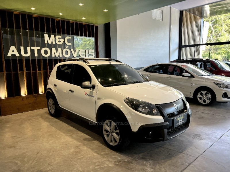 SANDERO 1.6 SL STEPWAY RIP CURL 16V FLEX 4P MANUAL - 2012 - CAXIAS DO SUL