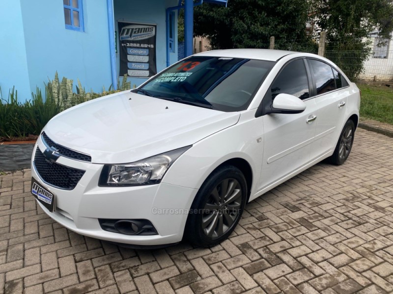 cruze 1.8 ltz 16v flex 4p automatico 2013 canela