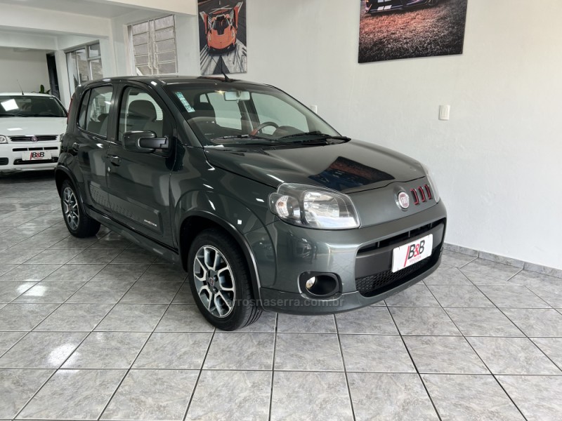 UNO 1.4 EVO SPORTING 8V FLEX 4P MANUAL - 2013 - NOVA PRATA