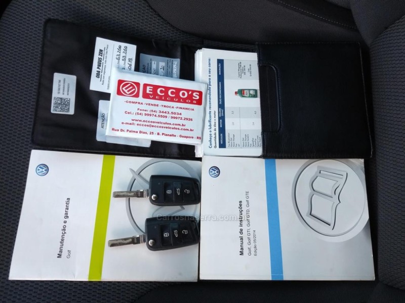 GOLF 1.4 TSI COMFORTLINE 16V GASOLINA 4P AUTOMÁTICO - 2015 - GUAPORé