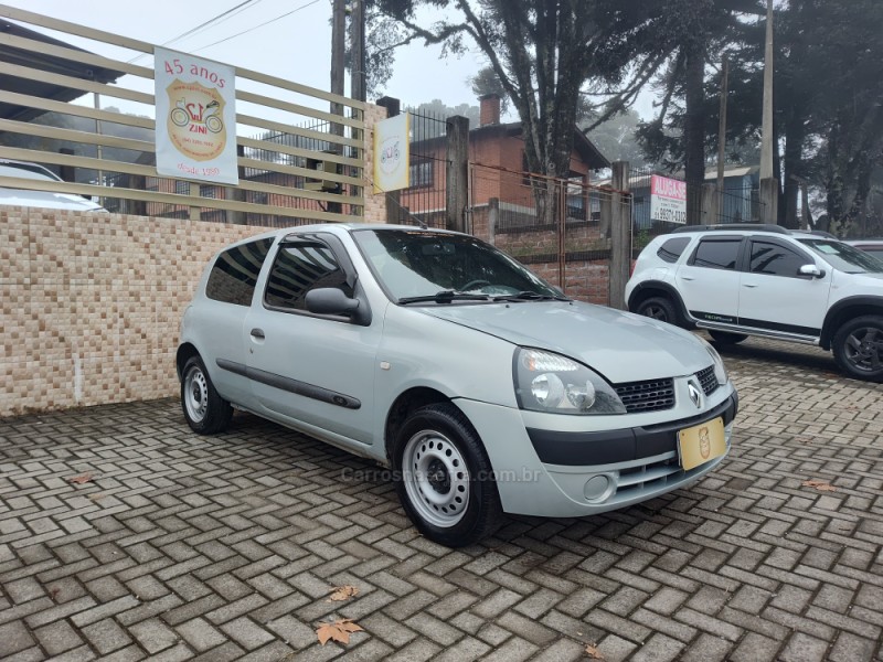 CLIO 1.0 AUTHENTIQUE 8V GASOLINA 2P MANUAL - 2004 - CANELA