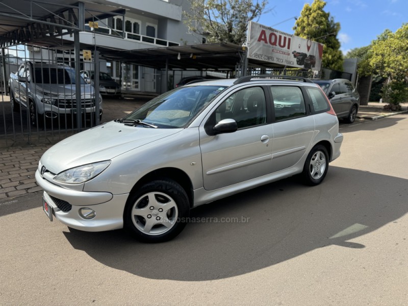 206 1.6 FELINE SW 16V FLEX 4P AUTOMÁTICO - 2008 - NOVA PRATA