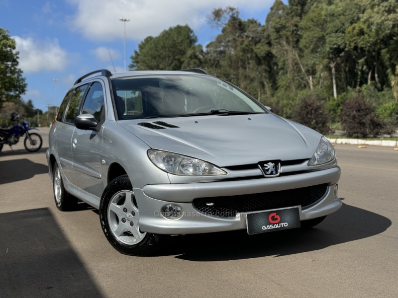 206 1.6 FELINE SW 16V FLEX 4P AUTOMÁTICO - 2008 - NOVA PRATA