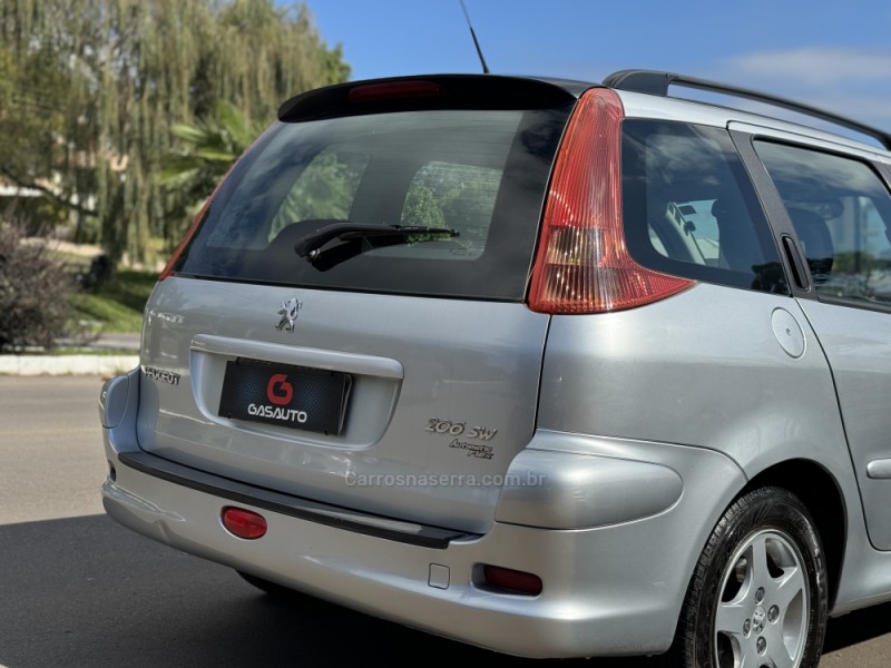 206 1.6 FELINE SW 16V FLEX 4P AUTOMÁTICO - 2008 - NOVA PRATA