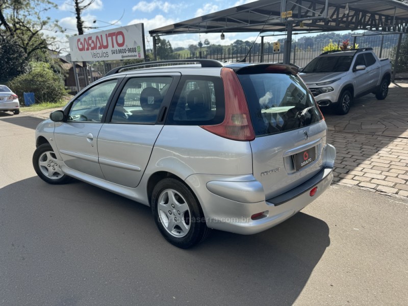 206 1.6 FELINE SW 16V FLEX 4P AUTOMÁTICO - 2008 - NOVA PRATA