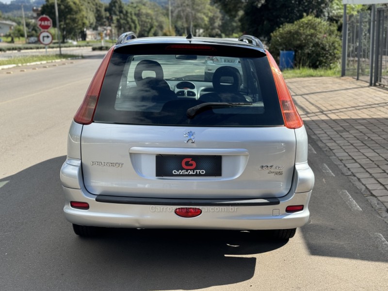 206 1.6 FELINE SW 16V FLEX 4P AUTOMÁTICO - 2008 - NOVA PRATA