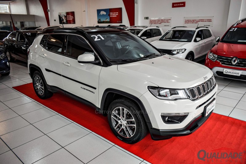 compass 2.0 16v flex sport automatico 2021 santa cruz do sul