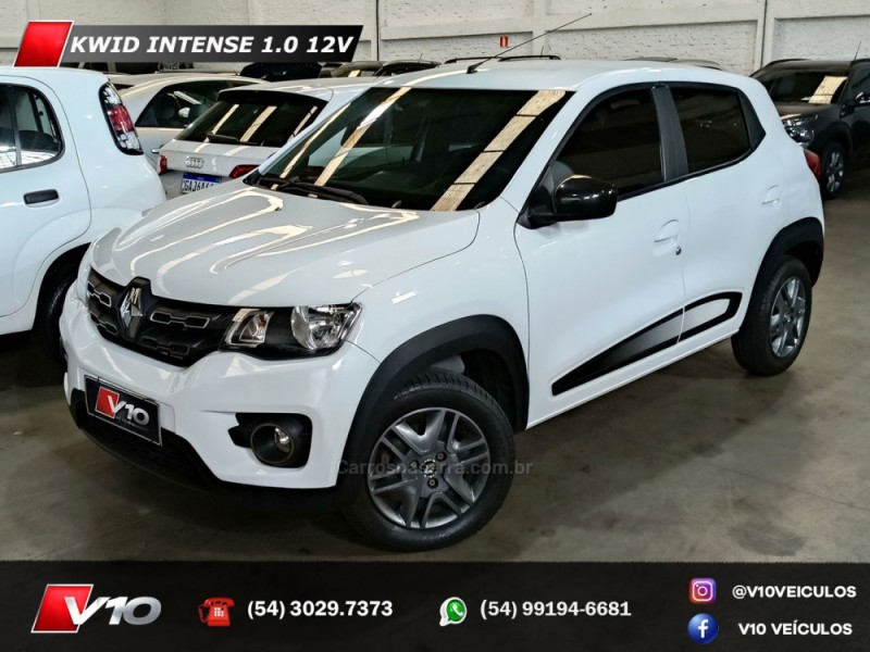 kwid 1.0 12v sce flex intense manual 2020 caxias do sul