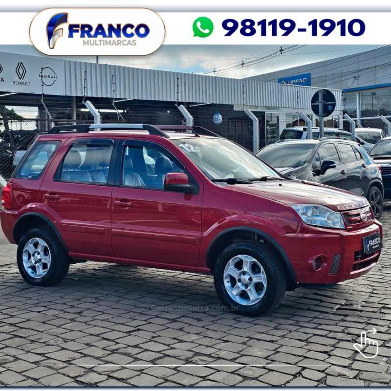 ECOSPORT 1.6 XLT 8V FLEX 4P MANUAL - 2012 - VACARIA