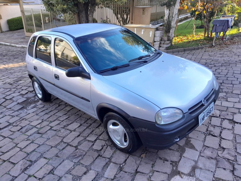 CORSA 1.0 MPF WIND 8V GASOLINA 4P MANUAL - 1997 - NOVA PRATA