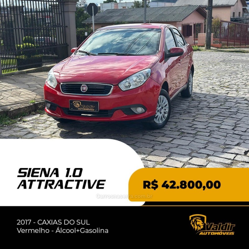 siena 1.0 mpi attractive 8v flex 4p manual 2017 caxias do sul