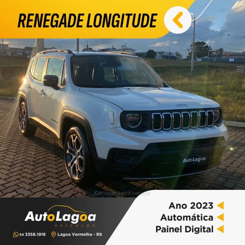 RENEGADE 1.3 LONGITUDE T270 TURBO FLEX 4P AUTOMÁTICO - 2023 - LAGOA VERMELHA