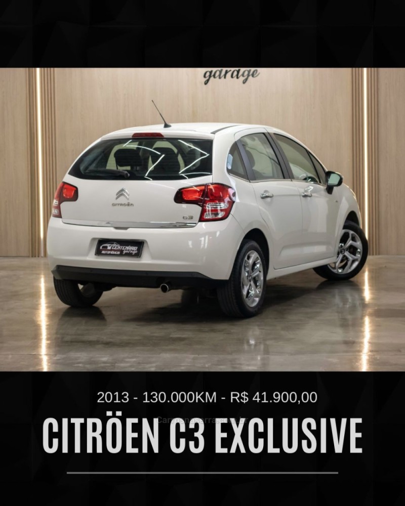 C3 1.6 EXCLUSIVE 16V FLEX 4P AUTOMÁTICO - 2013 - CAXIAS DO SUL