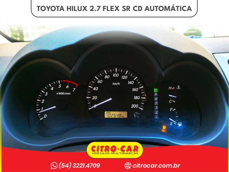 HILUX 2.7 SR 4X2 CD 16V FLEX 4P AUTOMÁTICO - 2013 - CAXIAS DO SUL