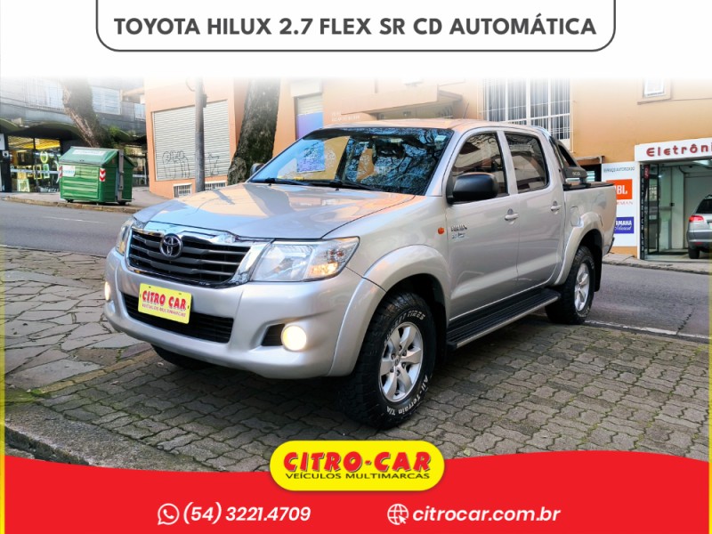 HILUX 2.7 SR 4X2 CD 16V FLEX 4P AUTOMÁTICO - 2013 - CAXIAS DO SUL
