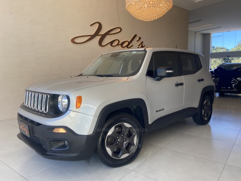 renegade 1.8 16v flex sport 4p automatico 2016 canela