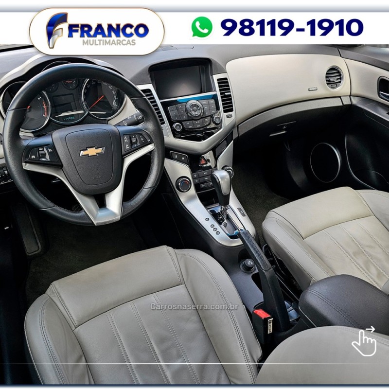 CRUZE 1.8 LTZ 16V FLEX 4P AUTOMÁTICO - 2013 - VACARIA