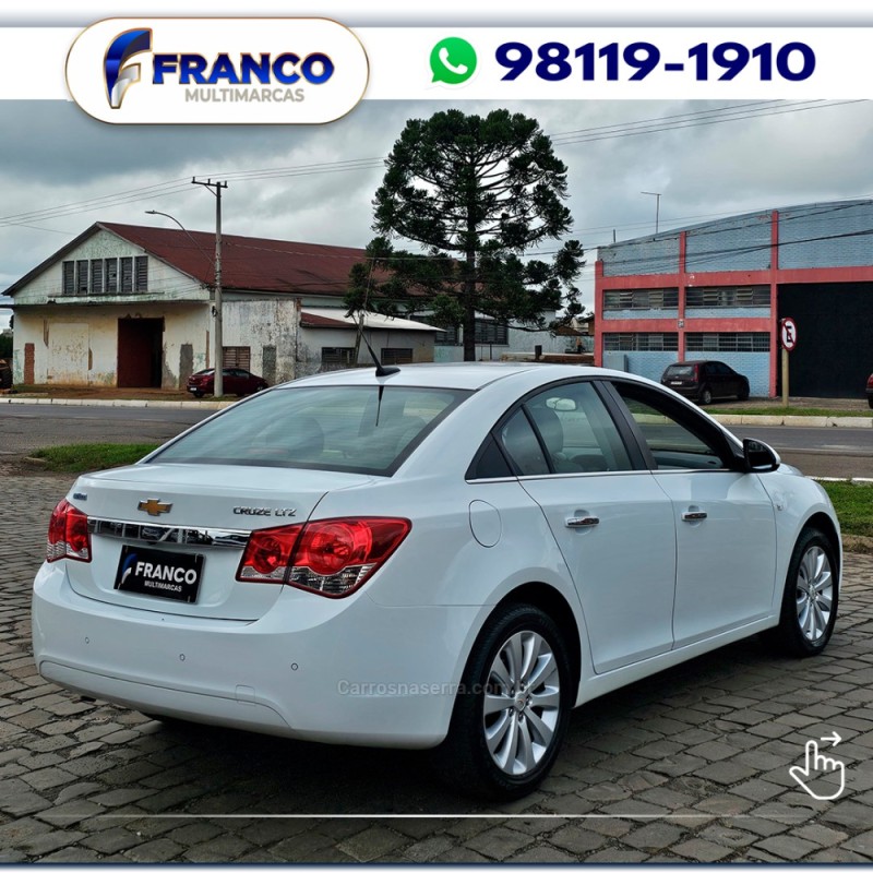 CRUZE 1.8 LTZ 16V FLEX 4P AUTOMÁTICO - 2013 - VACARIA