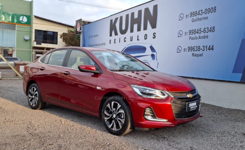 ONIX 1.0	PREMIER PLUS 12V TURBO FLEX 4P AUTOMÁTICO - 2024 - SALVADOR DO SUL