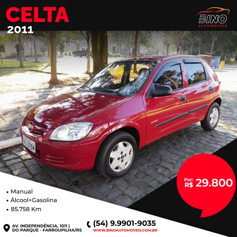 celta 1.0 mpfi spirit 8v flex 4p manual 2011 farroupilha