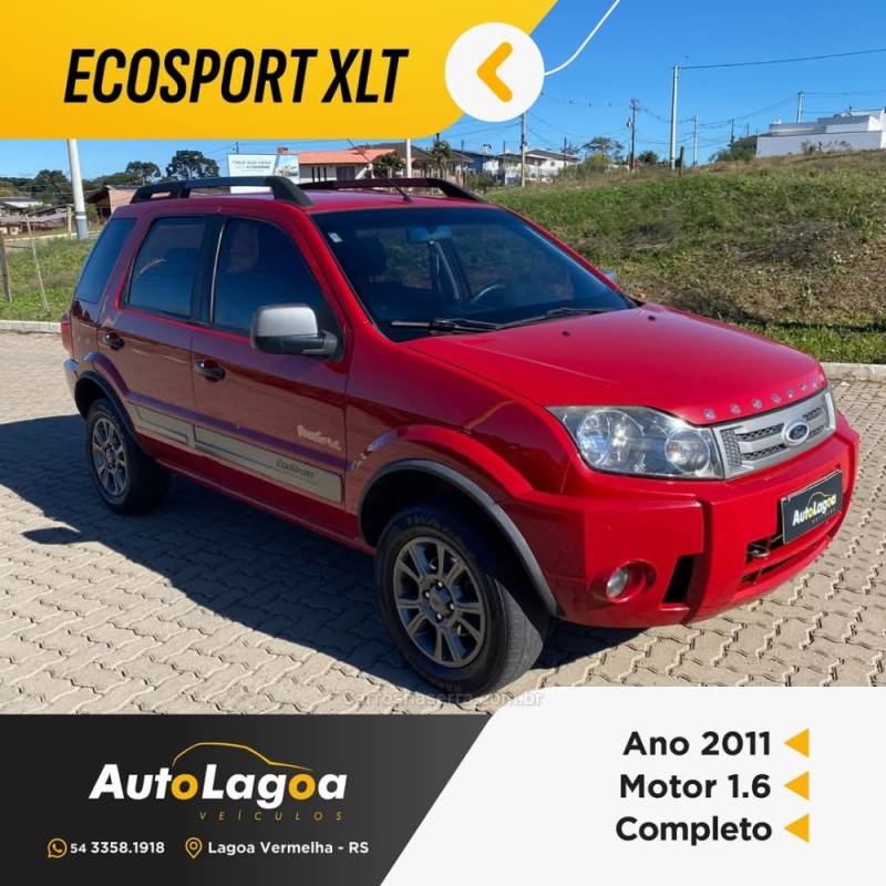 ECOSPORT 1.6 XL 8V FLEX 4P MANUAL - 2011 - LAGOA VERMELHA