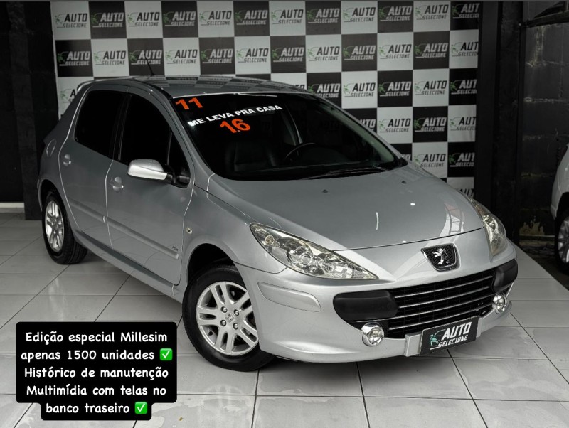 307 1.6 millesim 200 16v flex 4p manual 2011 caxias do sul