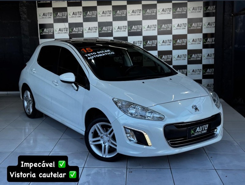 308 2.0 allure 16v flex 4p automatico 2015 caxias do sul