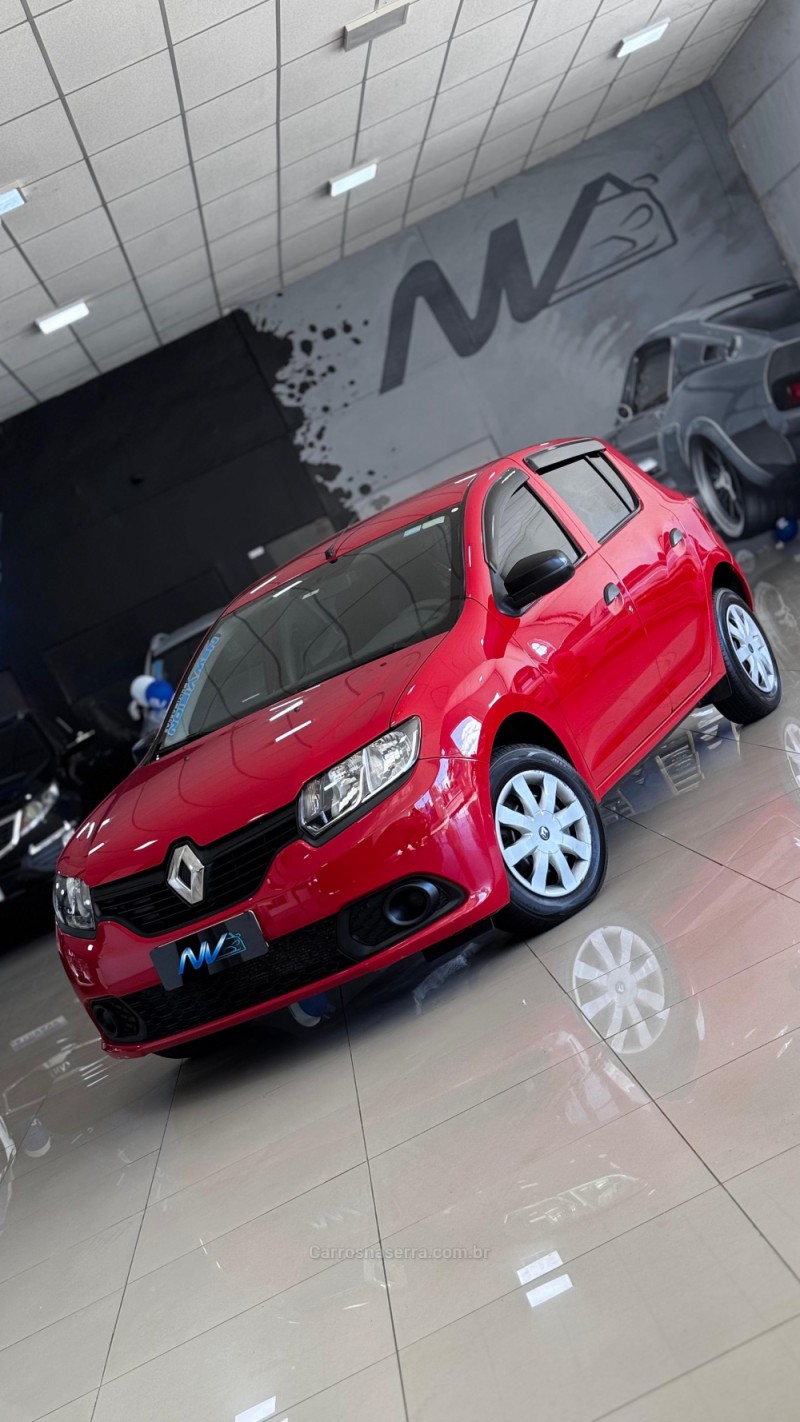SANDERO 1.0 AUTHENTIQUE 8V FLEX 4P MANUAL - 2017 - ESTâNCIA VELHA