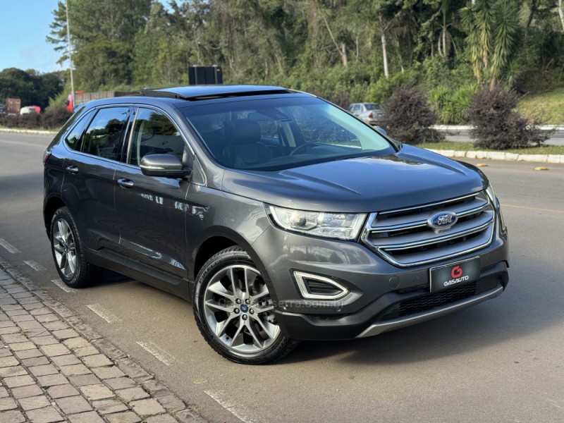 EDGE 3.5 V6 24V GASOLINA TITANIUM AWD AUTOMÁTICO - 2016 - NOVA PRATA
