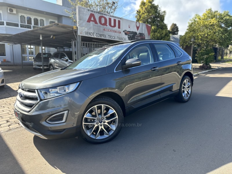 EDGE 3.5 V6 24V GASOLINA TITANIUM AWD AUTOMÁTICO - 2016 - NOVA PRATA