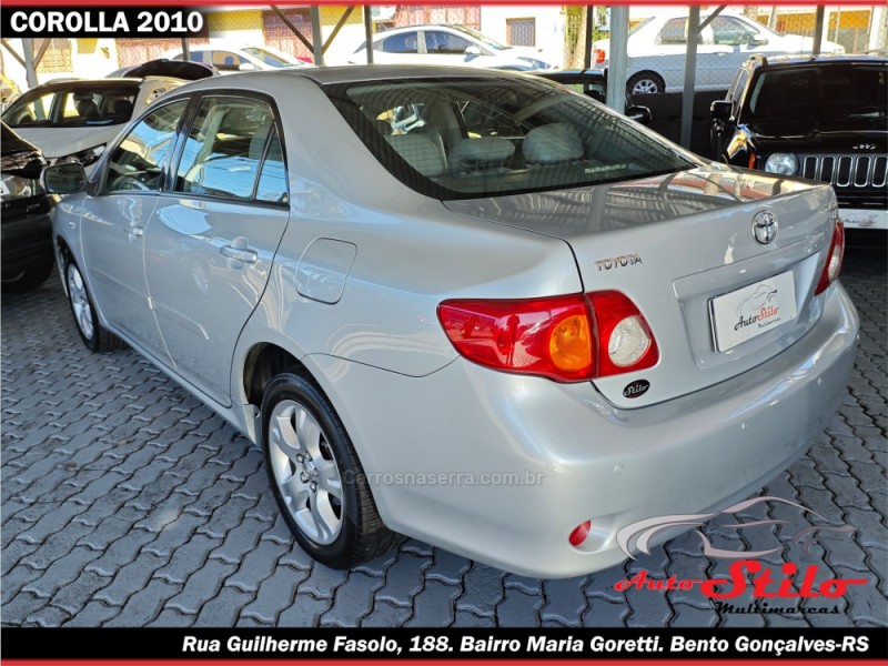 COROLLA 1.8 XEI 16V FLEX 4P AUTOMÁTICO - 2010 - BENTO GONçALVES