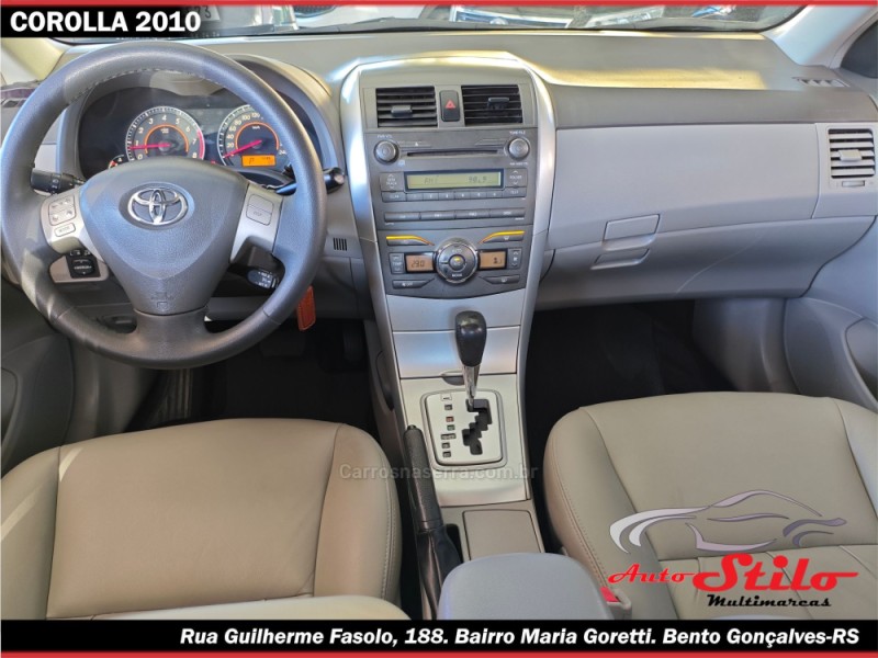 COROLLA 1.8 XEI 16V FLEX 4P AUTOMÁTICO - 2010 - BENTO GONçALVES