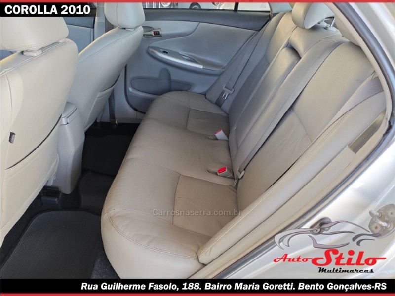 COROLLA 1.8 XEI 16V FLEX 4P AUTOMÁTICO - 2010 - BENTO GONçALVES
