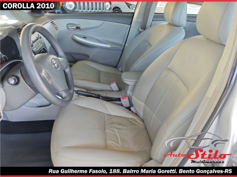COROLLA 1.8 XEI 16V FLEX 4P AUTOMÁTICO - 2010 - BENTO GONçALVES
