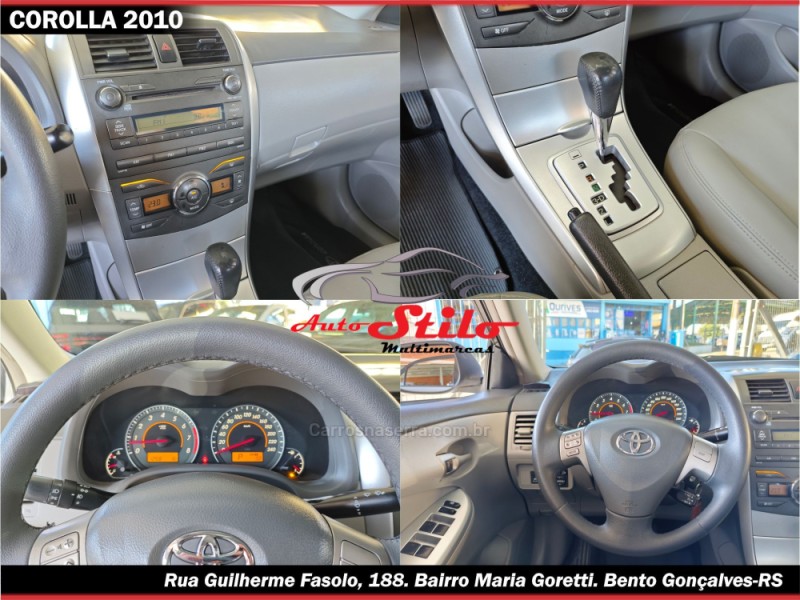 COROLLA 1.8 XEI 16V FLEX 4P AUTOMÁTICO - 2010 - BENTO GONçALVES