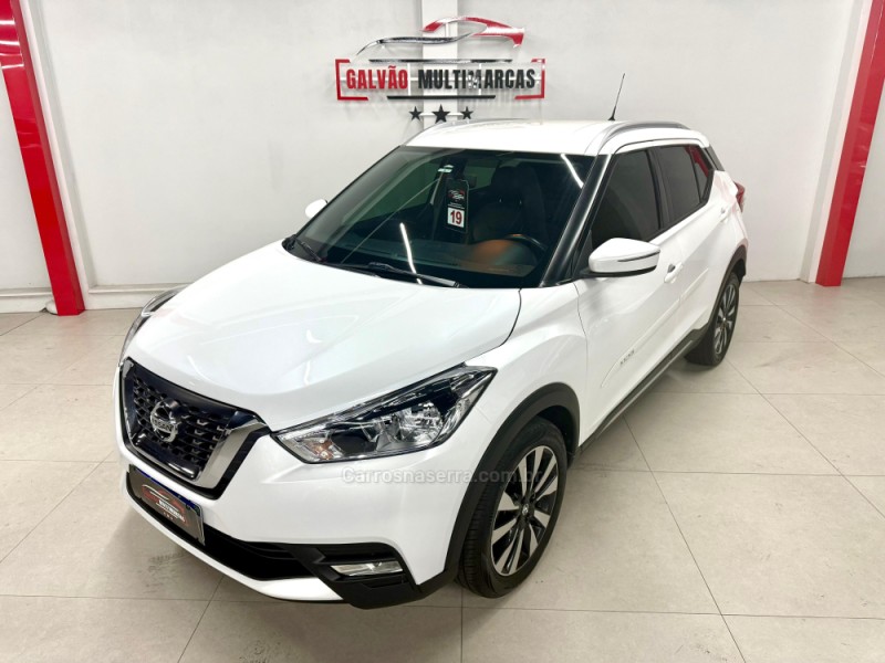 kicks 1.6 16v flex sv pack plus 4p xtronic 2019 caxias do sul