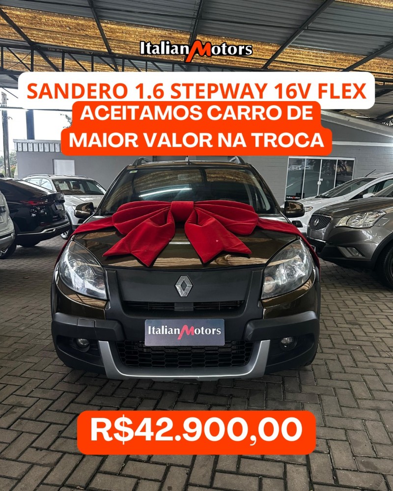 sandero 1.6 stepway 16v flex 4p manual 2014 caxias do sul