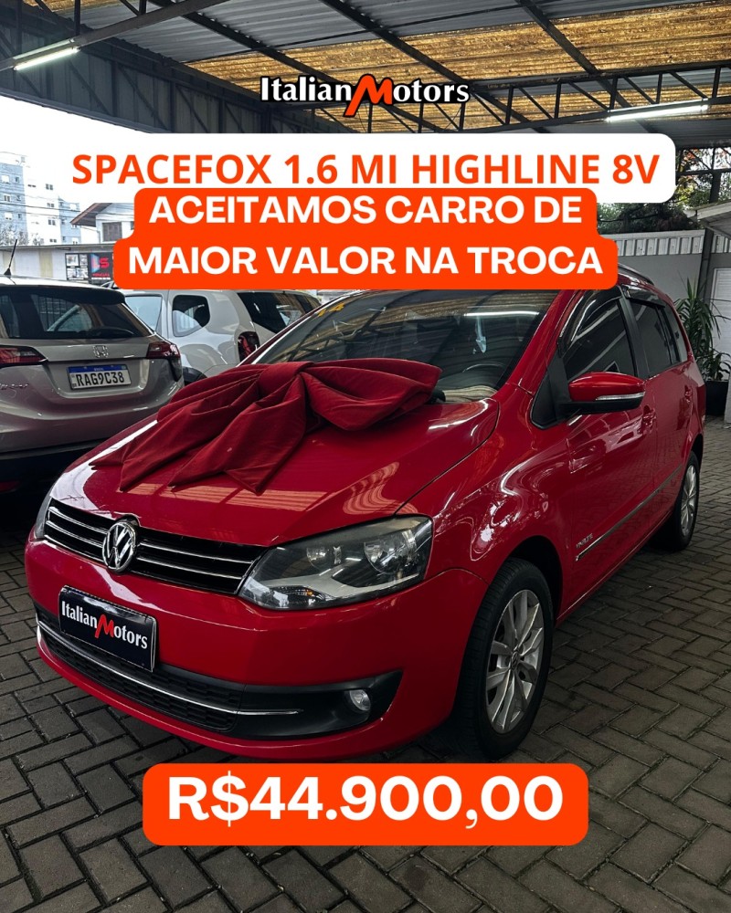spacefox 1.6 mi highline 8v flex 4p automatizado 2014 caxias do sul