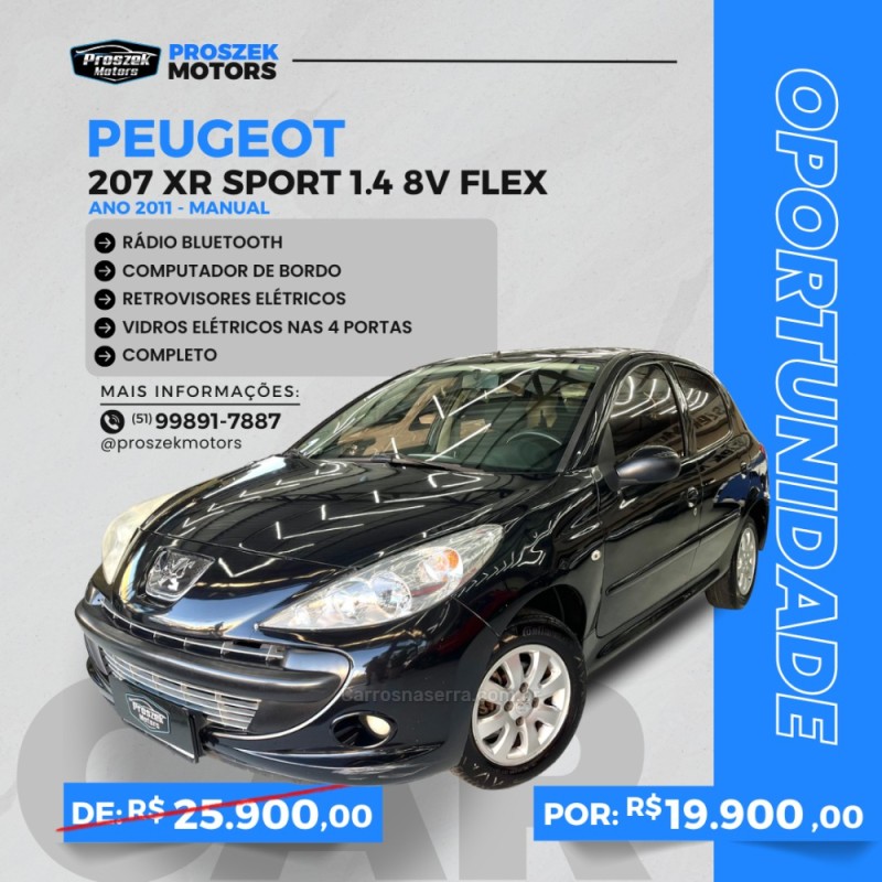 207 1.4 xr sport 8v flex 4p manual 2011 canoas