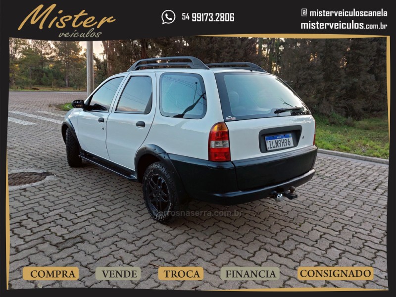 PALIO 1.8 MPI ADVENTURE WEEKEND 8V GASOLINA 4P MANUAL - 2004 - CANELA