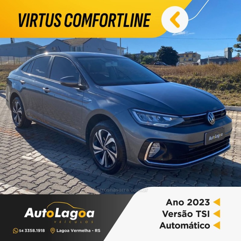 virtus 1.0 200 tsi comfortline automatico 2023 lagoa vermelha