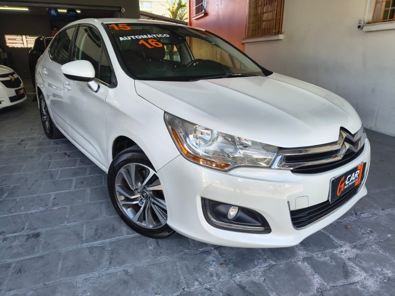 C4 LOUNGE 1.6 TENDANCE 16V TURBO FLEX 4P AUTOMÁTICO - 2015 - CAXIAS DO SUL