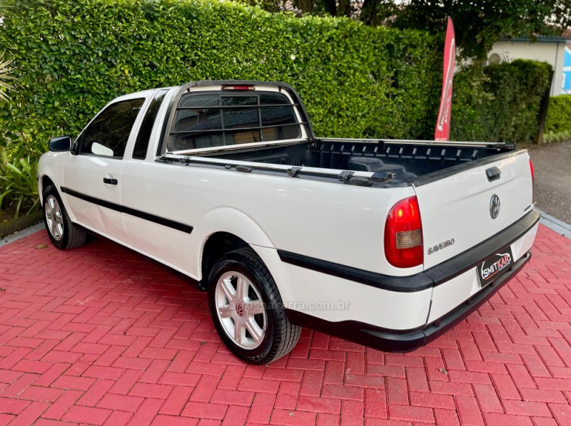 SAVEIRO 1.6 MI SUPER SURF CS 8V GASOLINA 2P MANUAL G.III - 2005 - ROLANTE