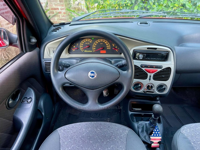 PALIO 1.6 MPI ADVENTURE WEEKEND 16V GASOLINA 4P MANUAL - 2002 - ROLANTE