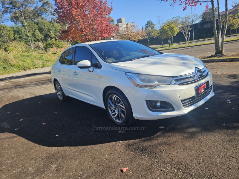 c4 lounge 1.6 exclusive 16v turbo flex 4p automatico 2014 bento goncalves